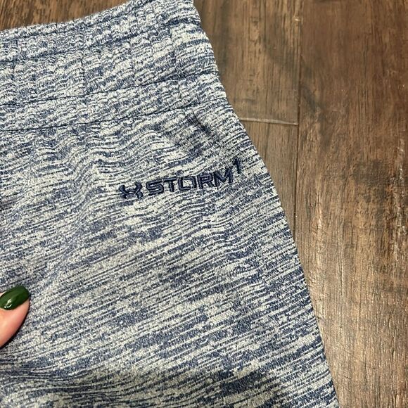 Under Armour Blue Rival Fleece Straight Leg Sweatpants, Size Large - Picture 7 of 8